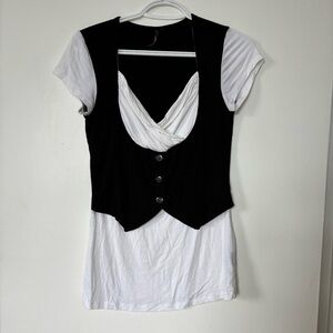 ✨Zone Choc Graphic Vest Top - Fits Small